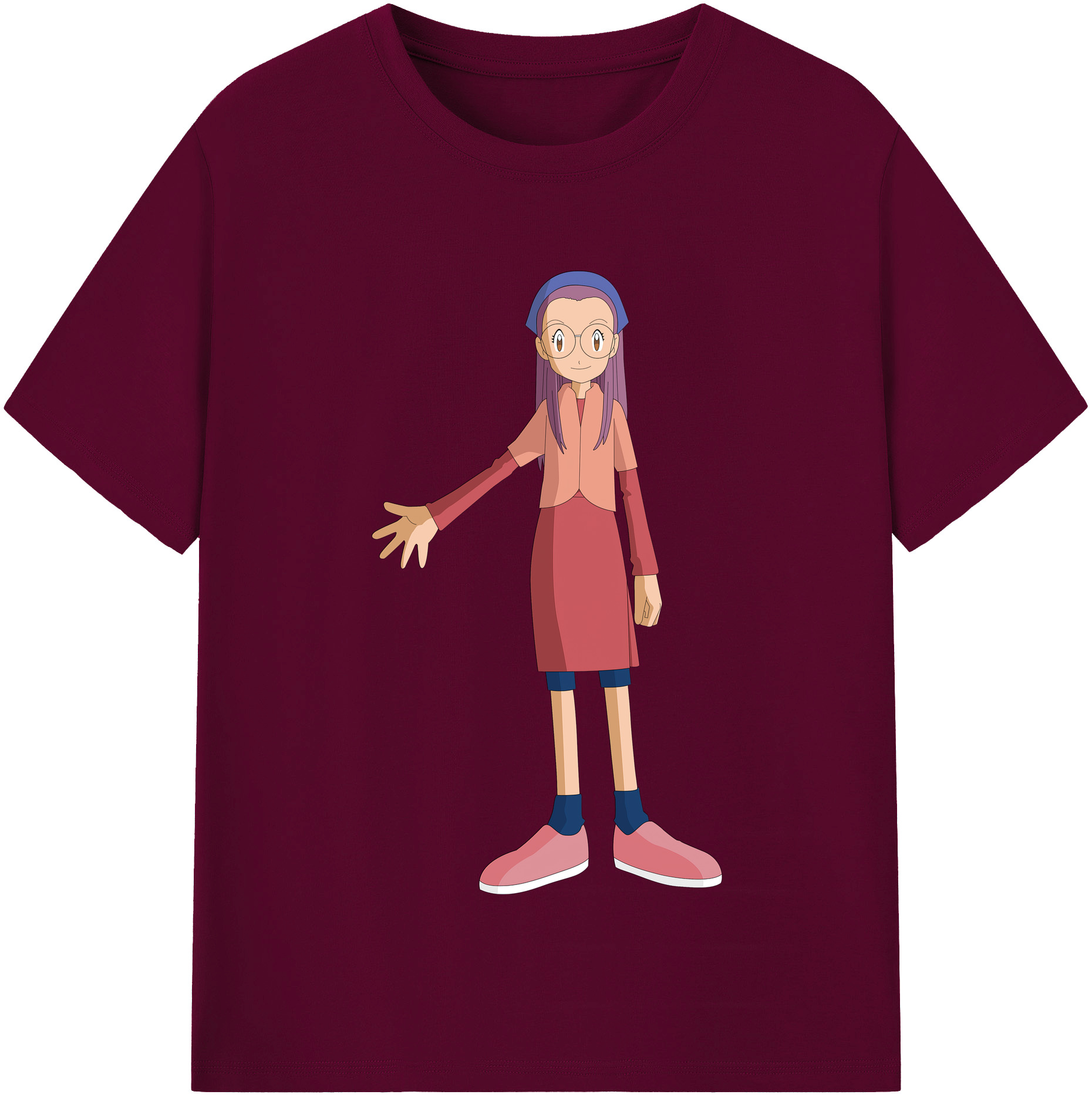 （画像用） Digimon デジタルモンスター/デジモン レディースカジュアルプリントTシャツ（綿100％）